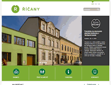 Tablet Screenshot of info.ricany.cz
