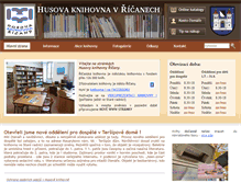 Tablet Screenshot of knihovna.ricany.cz